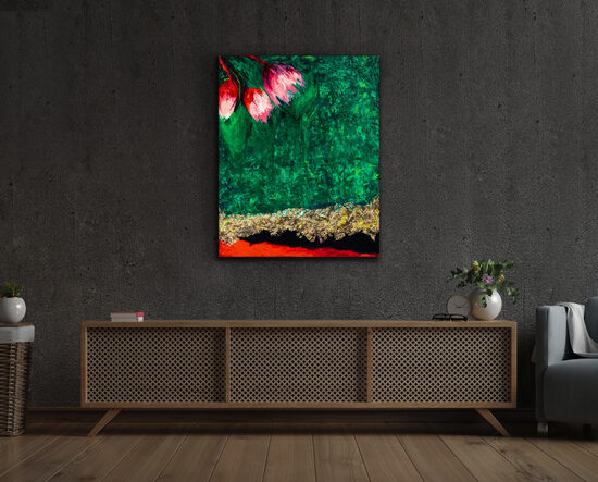 Papírnyomat - 90x70 cm - A párna